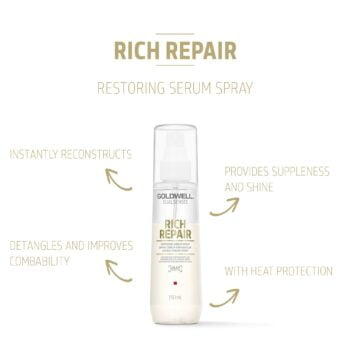 Goldwell Dualsenses Rich Repair Restoring Serum Spray 150ml Halo Hair & Skin - rosehipskincare.com.au