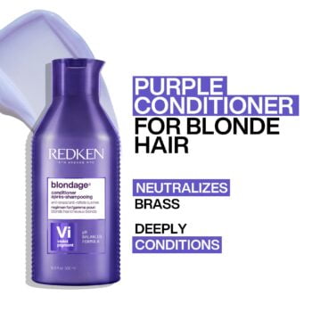 Redken Color Extend Blondage Color Depositing Purple Conditioner 300ml Halo Hair & Skin - rosehipskincare.com.au